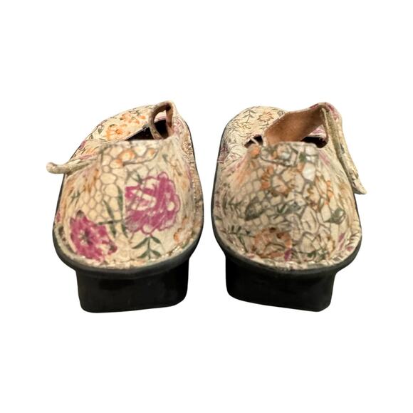 ALEGRIA Floral Mary Jane Clog Women’s Size37 PAL317 - Picture 10 of 10